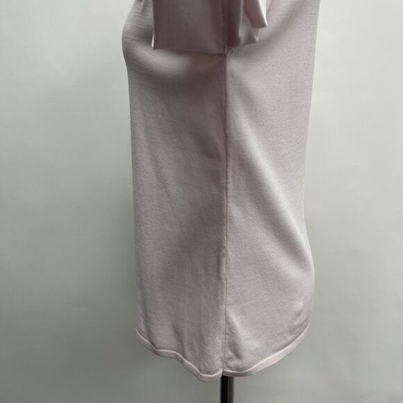 A. D. Originals Women's Top Medim Light Pink Sheer Rhinestones - Picture 5 of 11